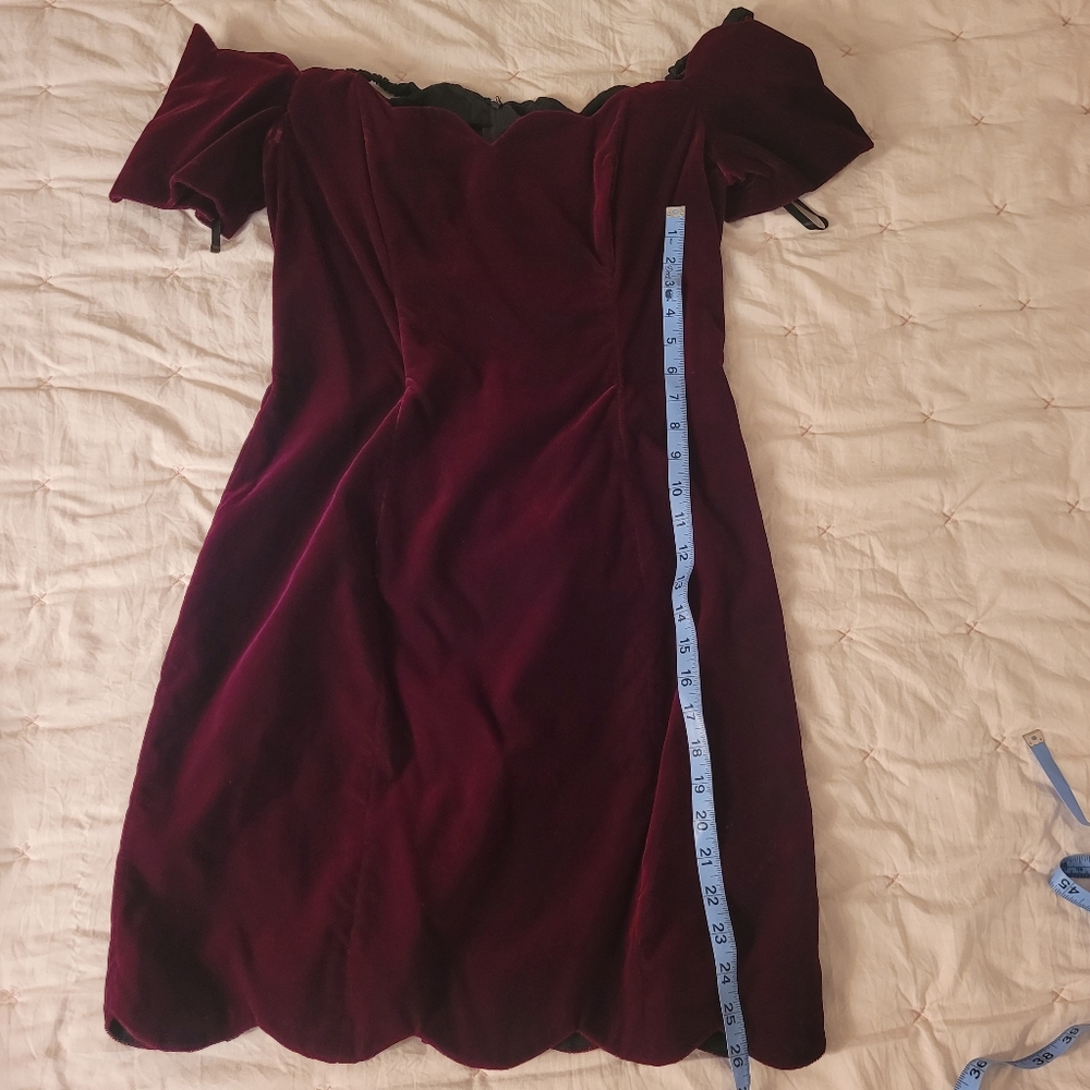 Vintage 90s Rampage Off-the-Shoulder Party Dress